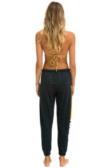 RIDE LOGO WHITE SWEATPANTS - CHARCOAL