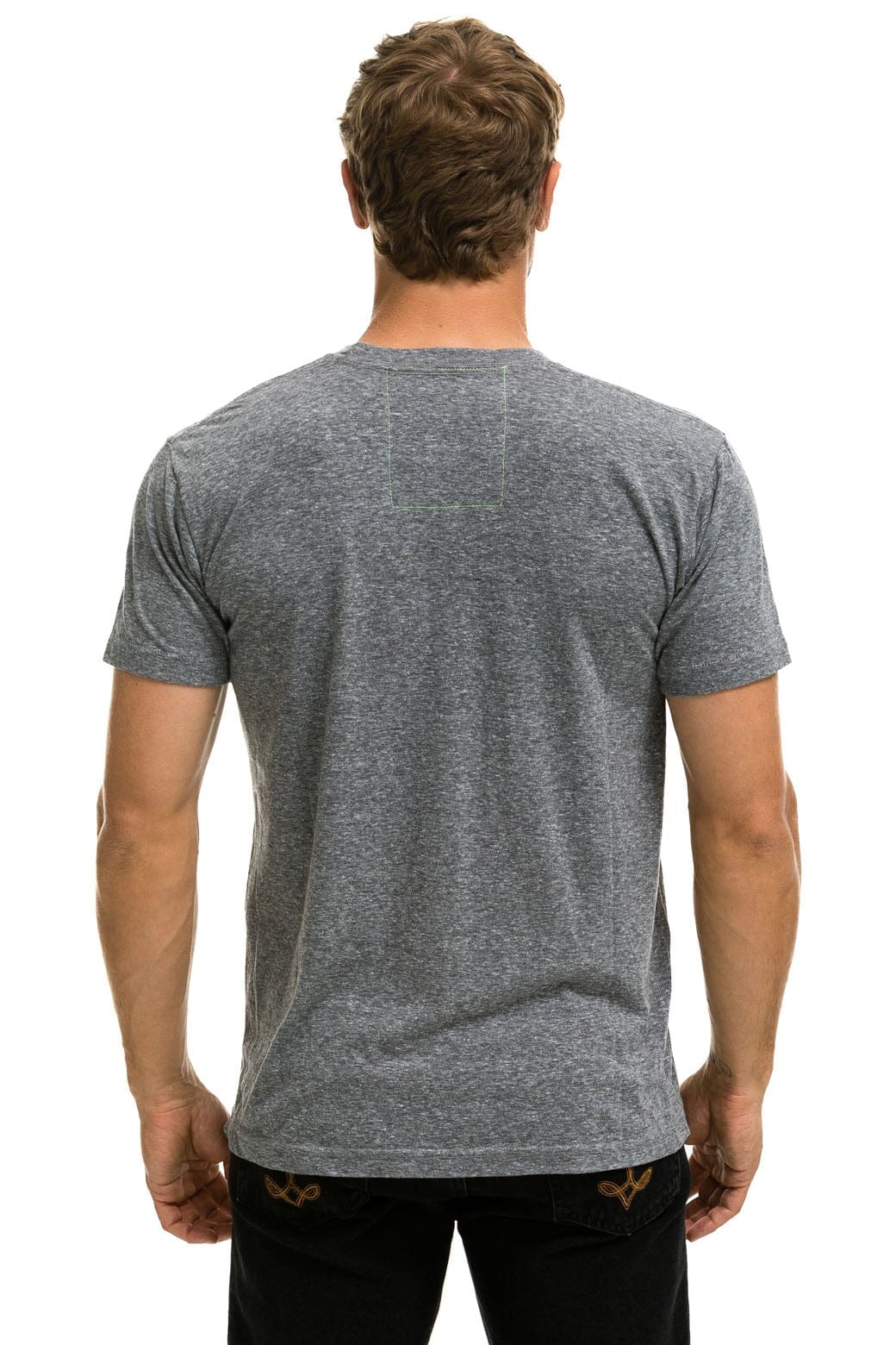 SIGNATURE SMALL CIRCLE LOGO TEE - HEATHER GREY