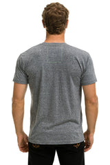 SIGNATURE SMALL CIRCLE LOGO TEE - HEATHER GREY