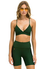 SPEED 6 INCH HI-RISE BIKER SHORT - FOREST