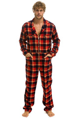 UNISEX PLAID FLIGHT SUIT - RUGBY PLAID