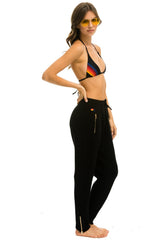 VINTAGE CABIN CASHMERE SWEATER PANT	- BLACK