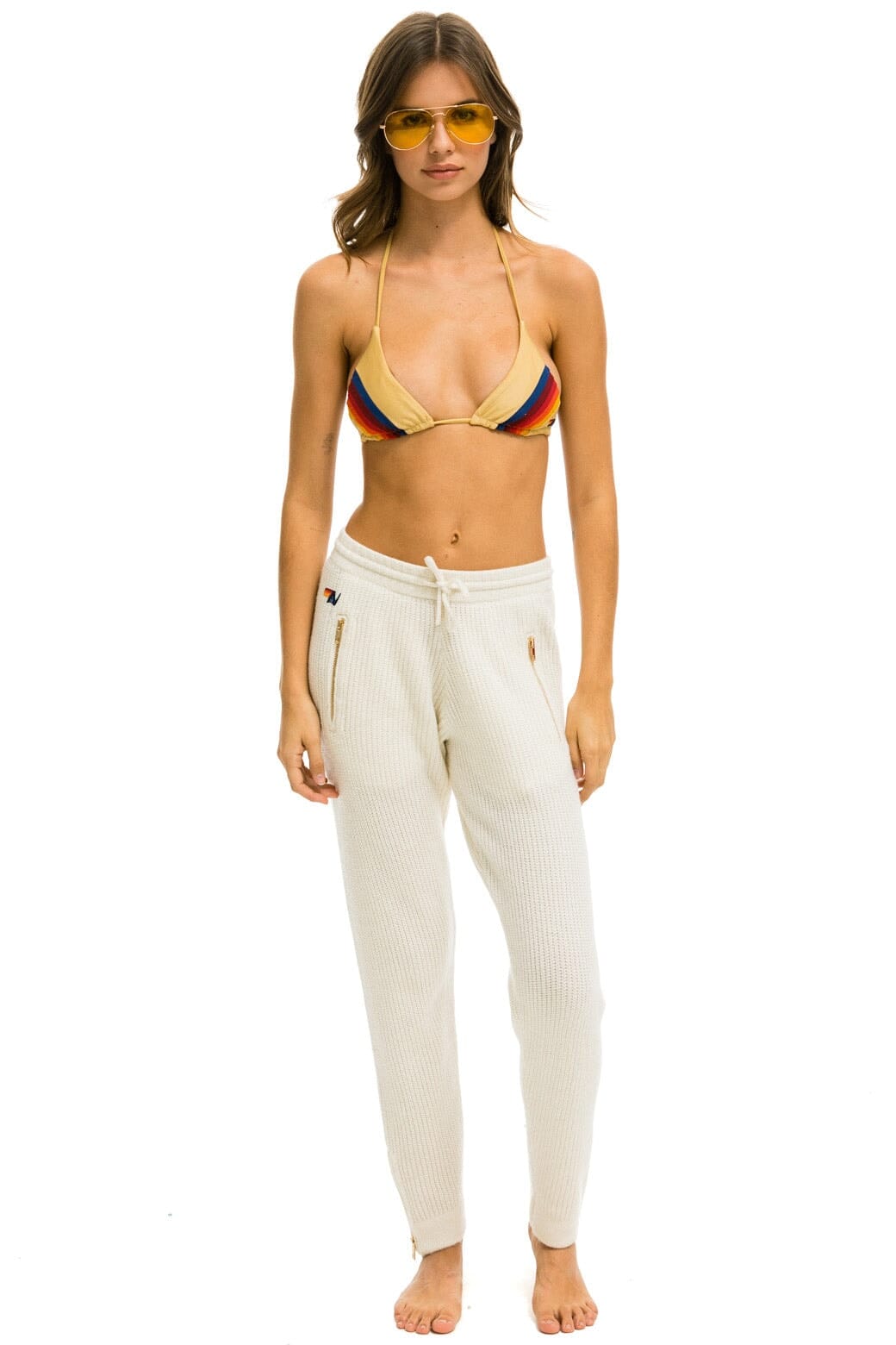 VINTAGE CABIN CASHMERE SWEATER PANT	- VINTAGE WHITE