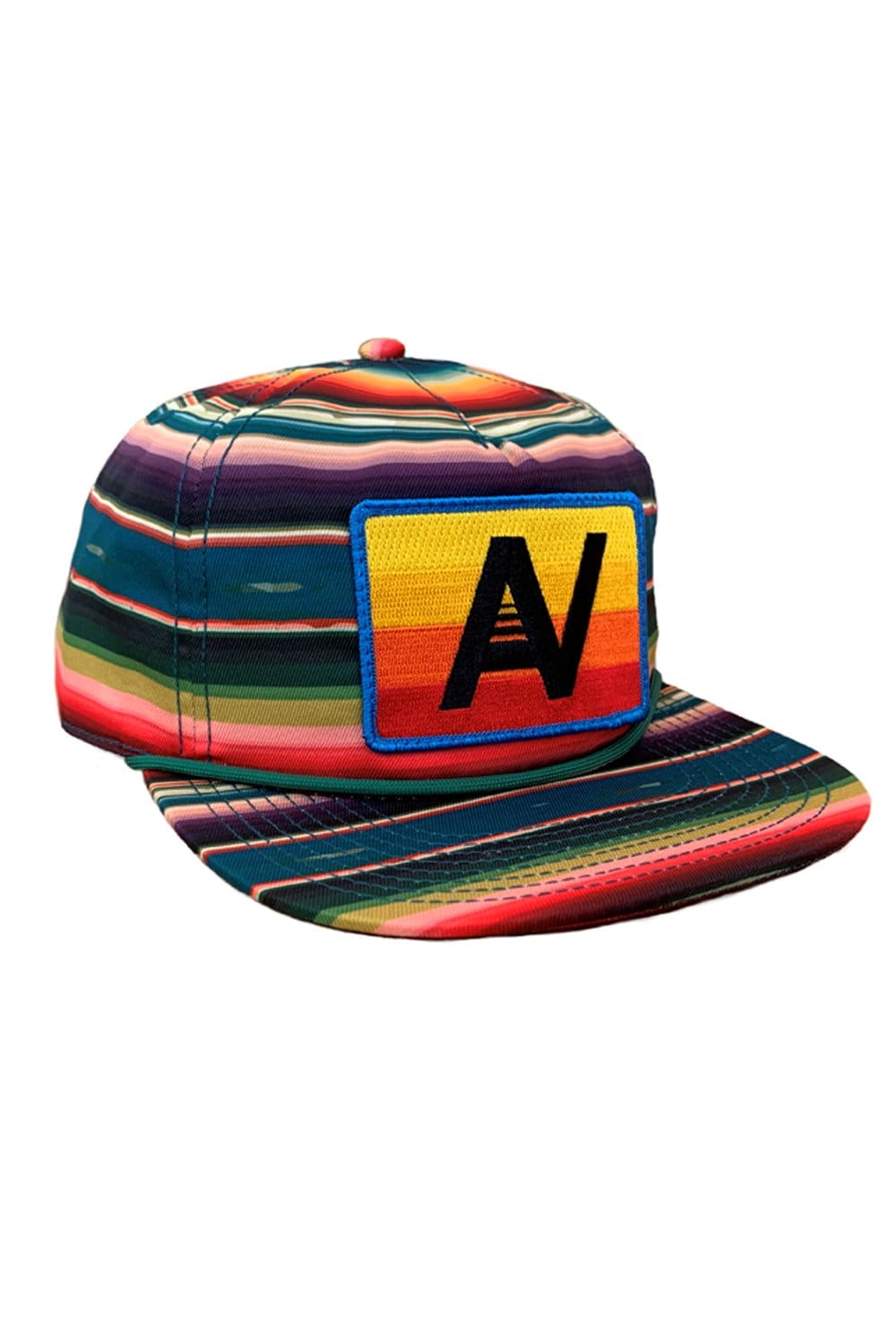 VINTAGE LOGO TWILL LOW - RISE TULUM TRUCKER HAT - BLUE