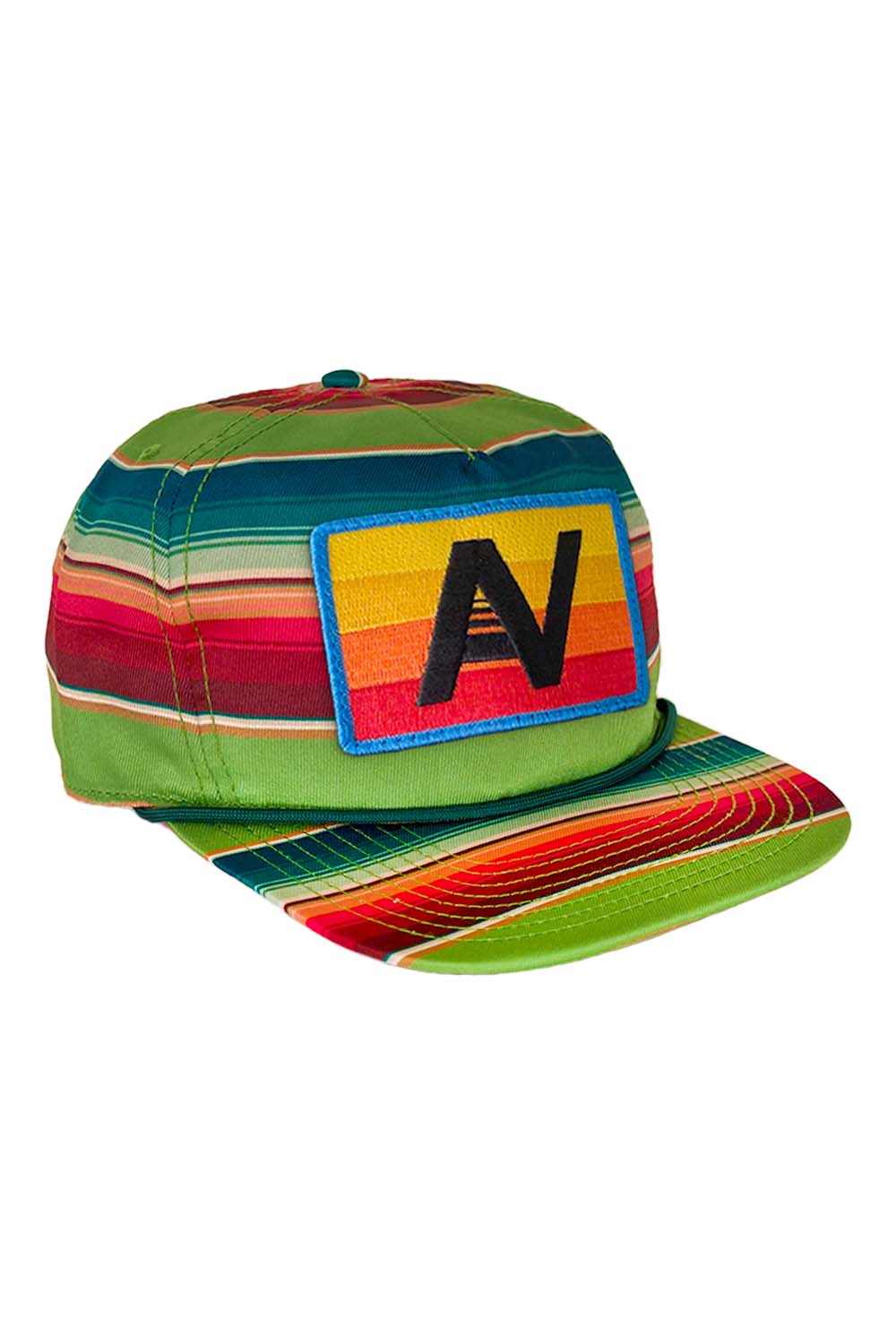VINTAGE LOGO TWILL LOW-RISE TULUM TRUCKER HAT - JUNGLE GREEN