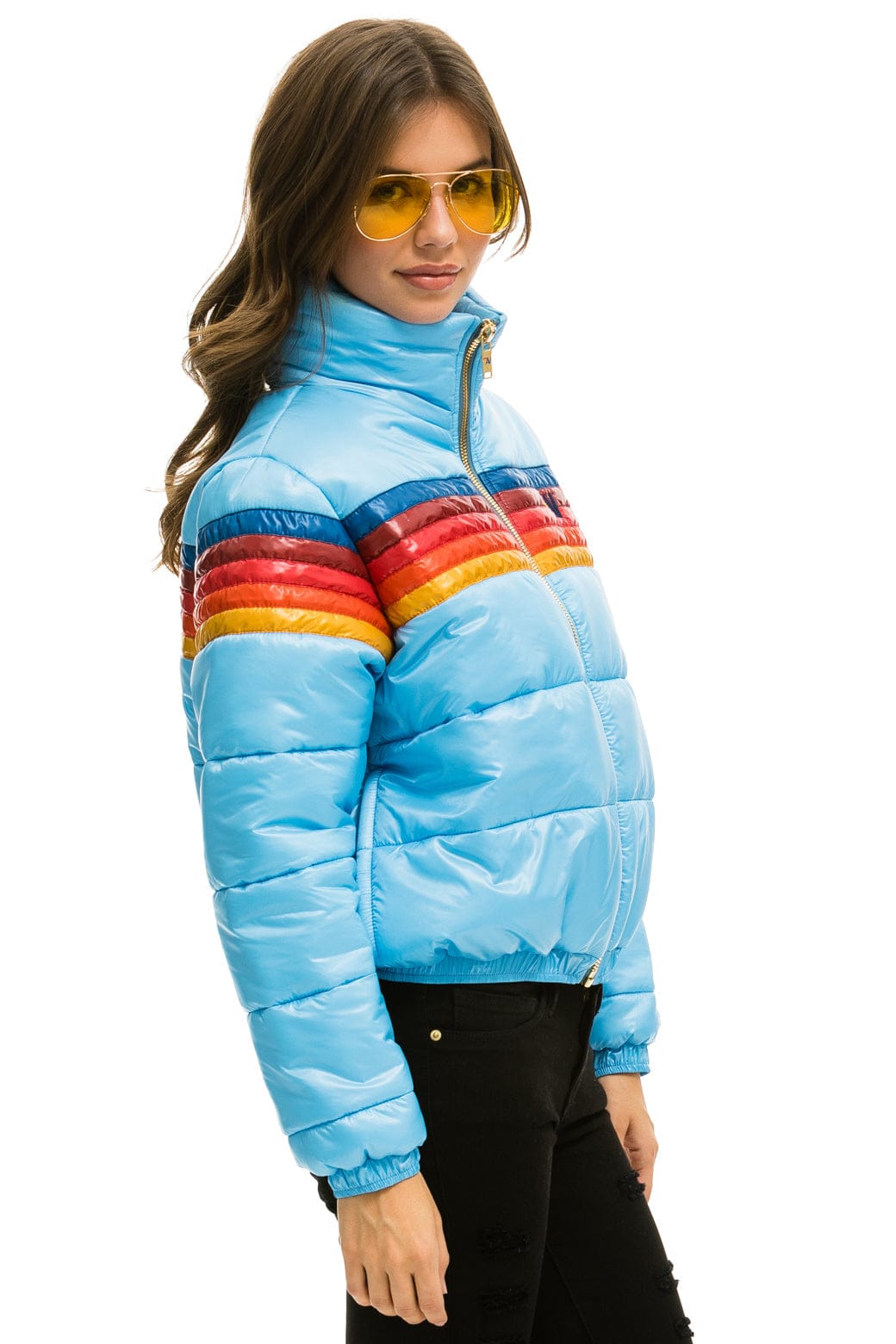 5 STRIPE APRES JACKET - GLOSSY SKY