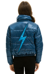 BOLT LUXE APRES PUFFER JACKET - GLOSSY DEEP BLUE