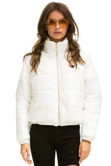 BOLT LUXE APRES PUFFER JACKET - GLOSSY WHITE